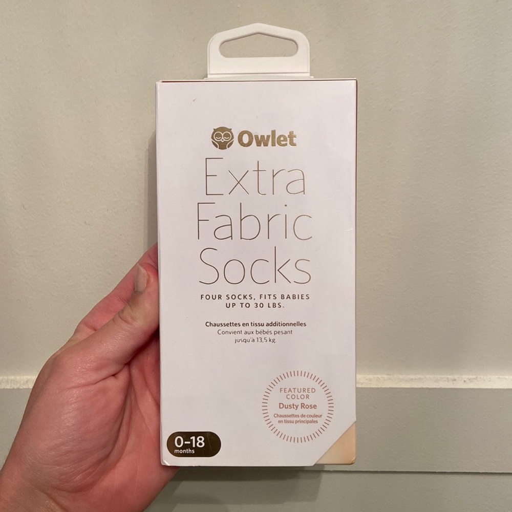 New Owlet Extra Fabric Socks